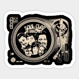 Vinyl Record Soul Train Clap Sticker